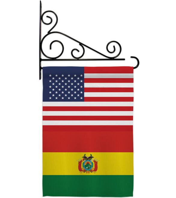 Bolivia US Friendship - Nationality Flags of the World Vertical Impressions Decorative Flags HG140308 Made In USA - Image 8