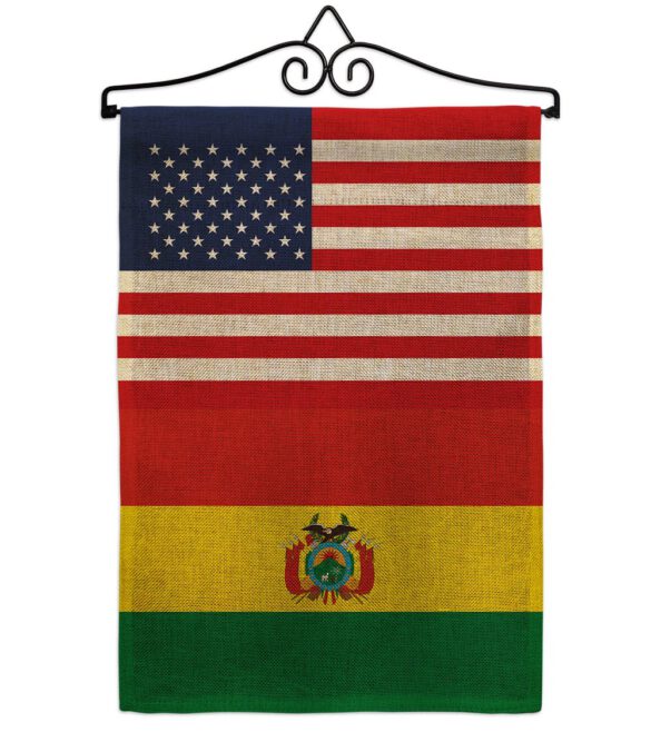 Bolivia US Friendship - Nationality Flags of the World Vertical Impressions Decorative Flags HG140308 Made In USA - Image 13