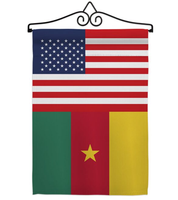 Cameroon US Friendship - Nationality Flags of the World Vertical Impressions Decorative Flags HG140328 Made In USA - Image 7