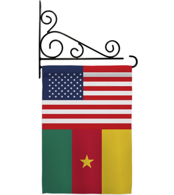 Cameroon US Friendship - Nationality Flags of the World Vertical Impressions Decorative Flags HG140328 Made In USA - Image 8