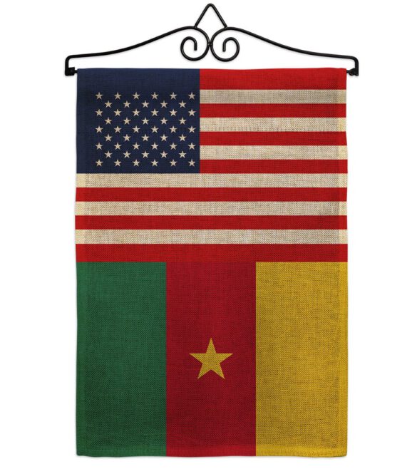 Cameroon US Friendship - Nationality Flags of the World Vertical Impressions Decorative Flags HG140328 Made In USA - Image 13