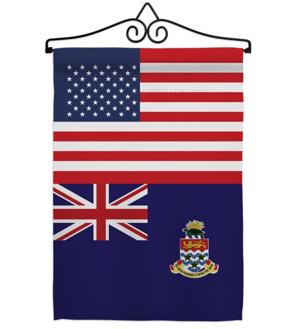 Cayman Islands US Friendship - Nationality Flags of the World Vertical Impressions Decorative Flags HG140331 Made In USA - Image 7