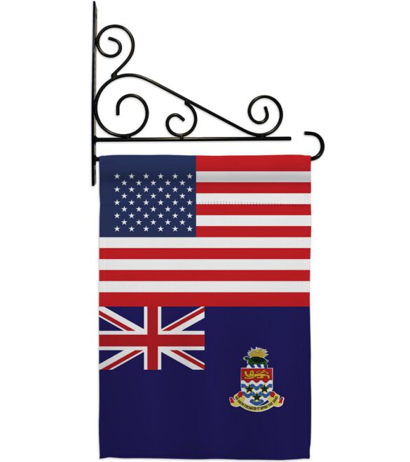 Cayman Islands US Friendship - Nationality Flags of the World Vertical Impressions Decorative Flags HG140331 Made In USA - Image 8