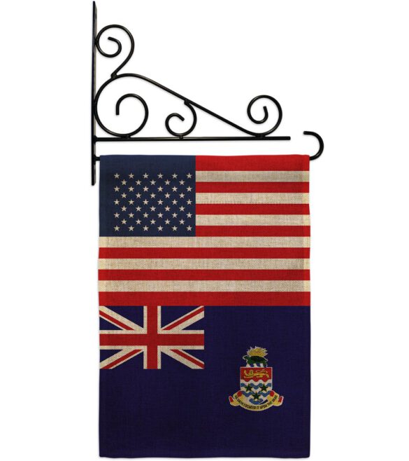 Cayman Islands US Friendship - Nationality Flags of the World Vertical Impressions Decorative Flags HG140331 Made In USA - Image 14