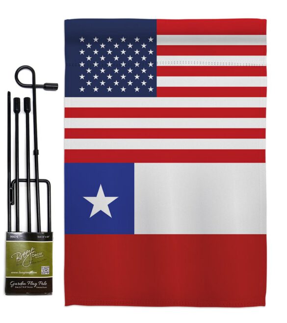 Chile US Friendship - Nationality Flags of the World Vertical Impressions Decorative Flags HG140335 Made In USA - Image 4