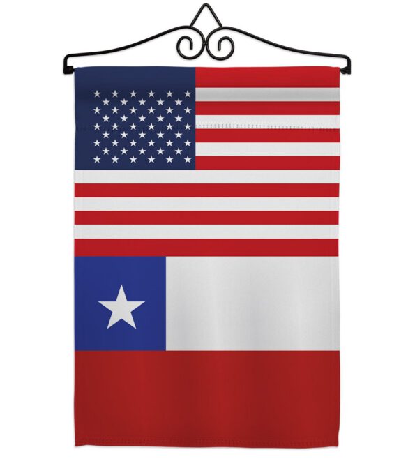 Chile US Friendship - Nationality Flags of the World Vertical Impressions Decorative Flags HG140335 Made In USA - Image 7