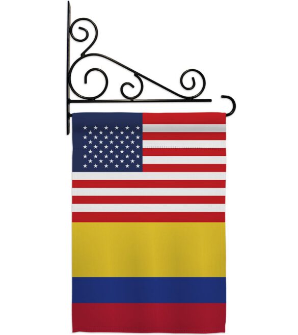 Colombia US Friendship - Nationality Flags of the World Vertical Impressions Decorative Flags HG140339 Made In USA - Image 8