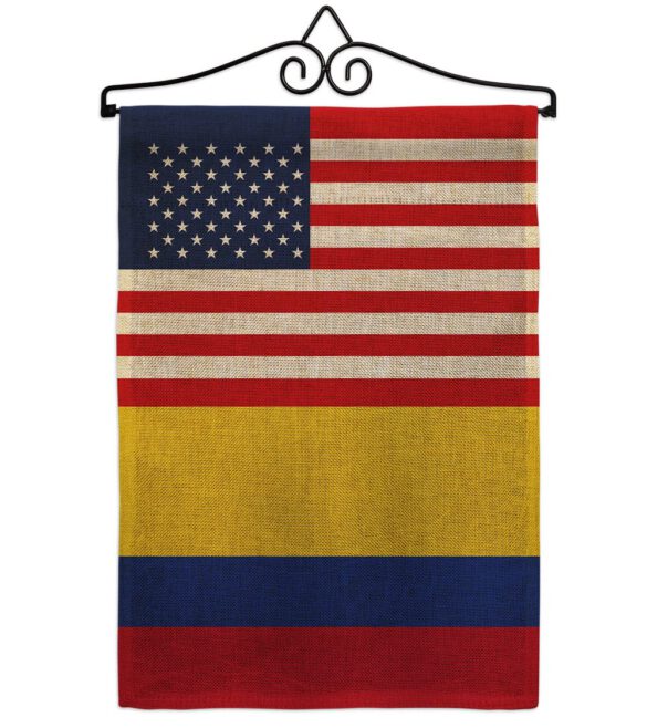Colombia US Friendship - Nationality Flags of the World Vertical Impressions Decorative Flags HG140339 Made In USA - Image 13