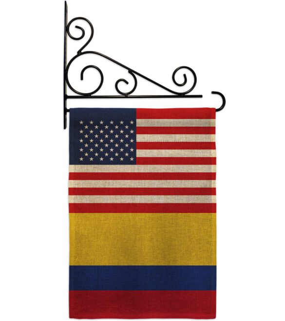 Colombia US Friendship - Nationality Flags of the World Vertical Impressions Decorative Flags HG140339 Made In USA - Image 14