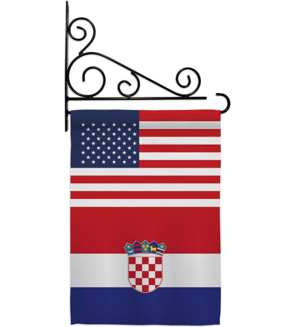 Croatia US Friendship - Nationality Flags of the World Vertical Impressions Decorative Flags HG140349 Made In USA - Image 8