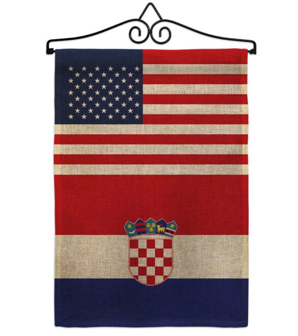 Croatia US Friendship - Nationality Flags of the World Vertical Impressions Decorative Flags HG140349 Made In USA - Image 13