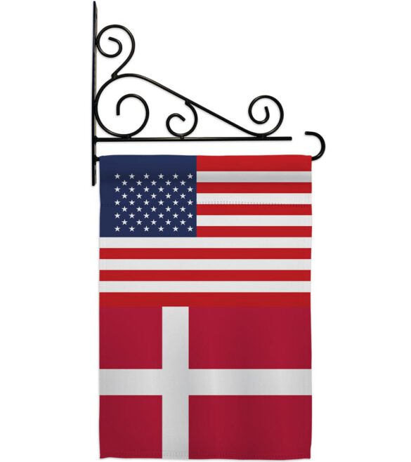 Denmark US Friendship - Nationality Flags of the World Vertical Impressions Decorative Flags HG140358 Made In USA - Image 8