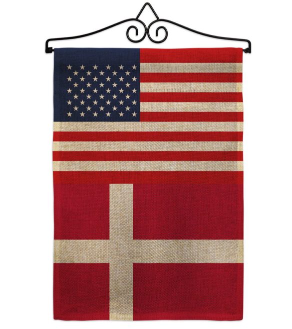 Denmark US Friendship - Nationality Flags of the World Vertical Impressions Decorative Flags HG140358 Made In USA - Image 13