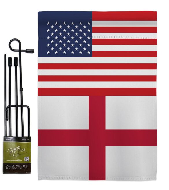 England US Friendship - Nationality Flags of the World Vertical Impressions Decorative Flags HG140368 Made In USA - Image 4
