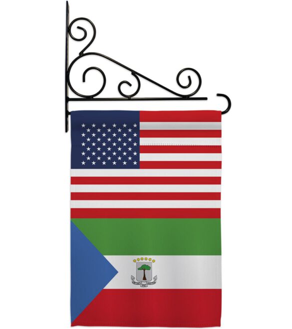 Equatorial Guinea US Friendship - Nationality Flags of the World Vertical Impressions Decorative Flags HG140369 Made In USA - Image 8