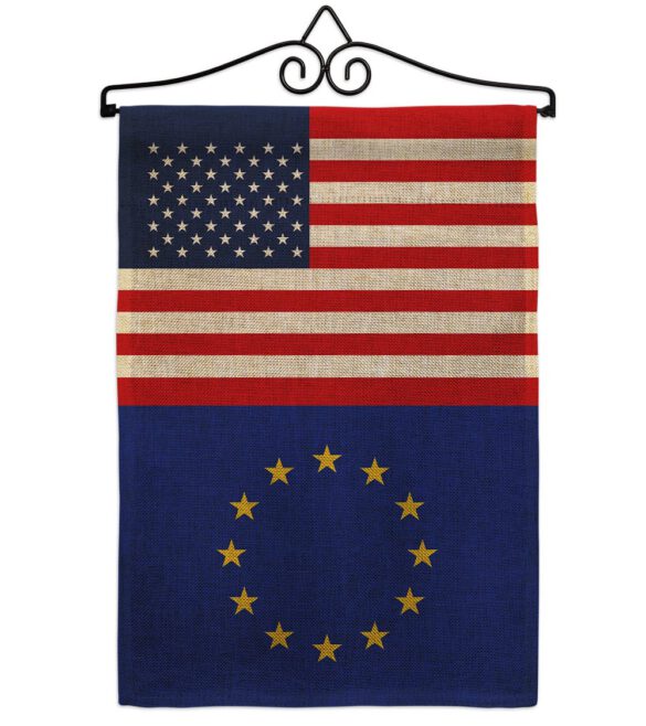 European US Friendship - Nationality Flags of the World Vertical Impressions Decorative Flags HG140373 Made In USA - Image 13