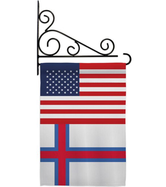 Faroe Islands US Friendship - Nationality Flags of the World Vertical Impressions Decorative Flags HG140376 Made In USA - Image 4