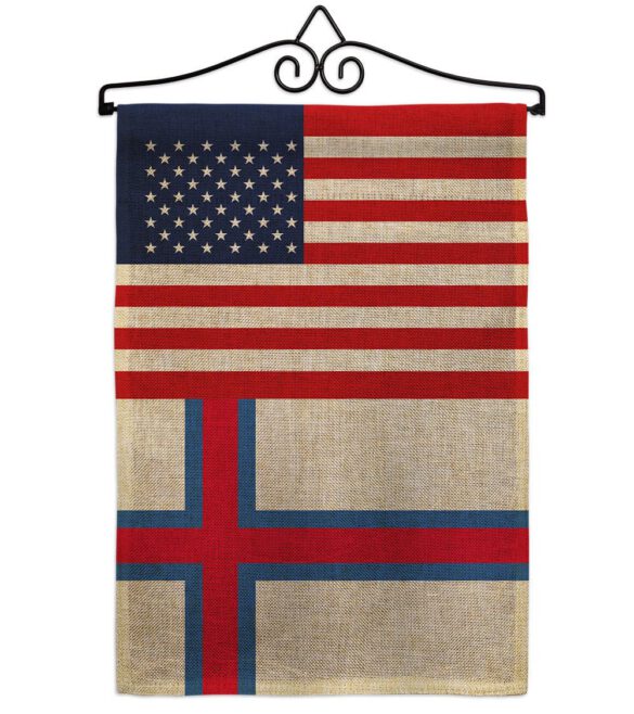 Faroe Islands US Friendship - Nationality Flags of the World Vertical Impressions Decorative Flags HG140376 Made In USA - Image 15