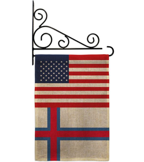 Faroe Islands US Friendship - Nationality Flags of the World Vertical Impressions Decorative Flags HG140376 Made In USA - Image 16
