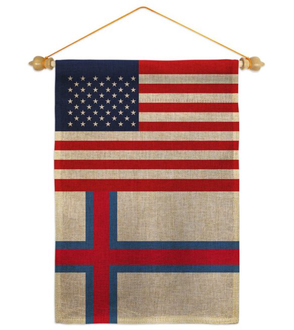Faroe Islands US Friendship - Nationality Flags of the World Vertical Impressions Decorative Flags HG140376 Made In USA - Image 18