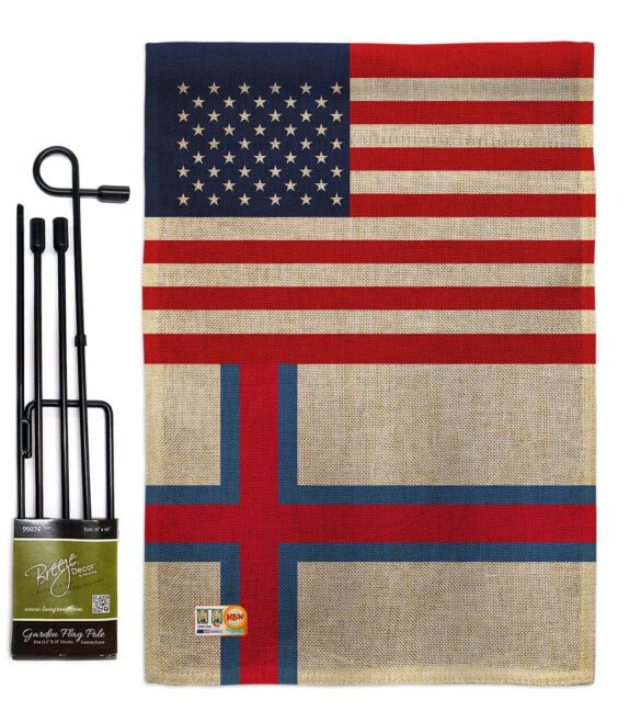 Faroe Islands US Friendship - Nationality Flags of the World Vertical Impressions Decorative Flags HG140376 Made In USA - Image 14