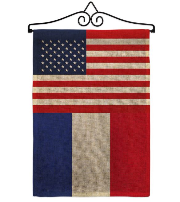 France US Friendship - Nationality Flags of the World Vertical Impressions Decorative Flags HG140379 Made In USA - Image 13