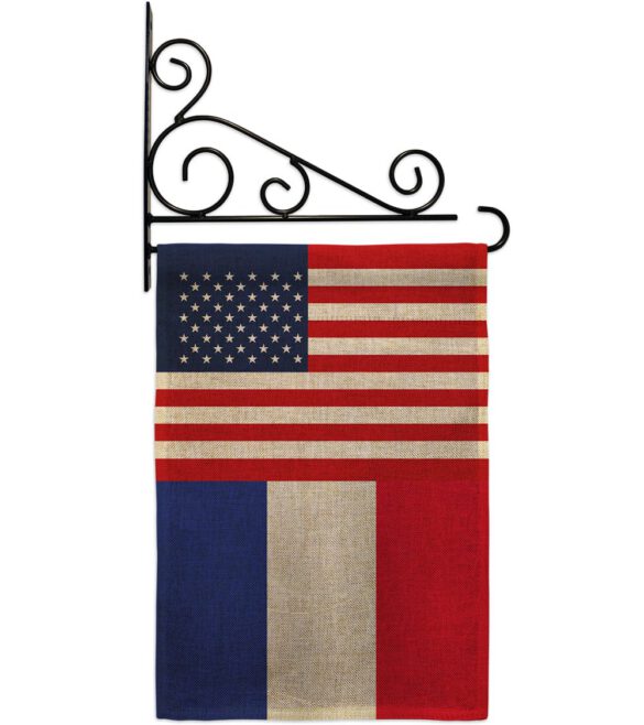 France US Friendship - Nationality Flags of the World Vertical Impressions Decorative Flags HG140379 Made In USA - Image 14