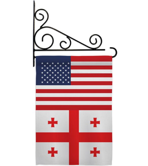 Georgia Republic US Friendship - Nationality Flags of the World Vertical Impressions Decorative Flags HG140382 Made In USA - Image 8