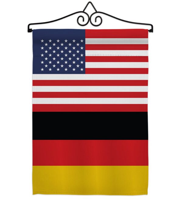 Germany US Friendship - Nationality Flags of the World Vertical Impressions Decorative Flags HG140384 Made In USA - Image 7