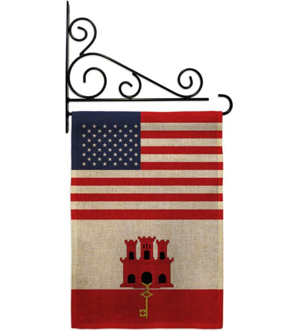 Gibraltar US Friendship - Nationality Flags of the World Vertical Impressions Decorative Flags HG140386 Made In USA - Image 14