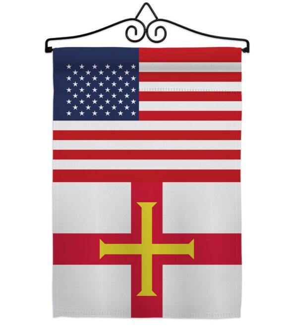 Guernsey US Friendship - Nationality Flags of the World Vertical Impressions Decorative Flags HG140392 Made In USA - Image 7