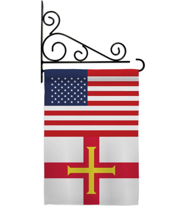 Guernsey US Friendship - Nationality Flags of the World Vertical Impressions Decorative Flags HG140392 Made In USA - Image 8