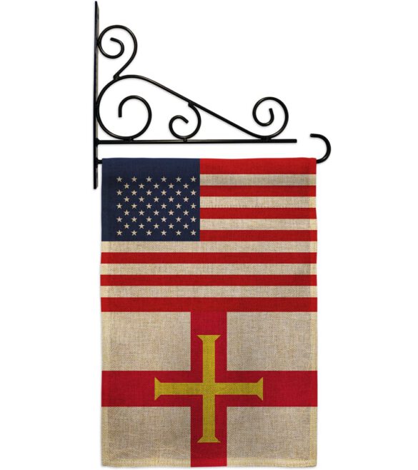 Guernsey US Friendship - Nationality Flags of the World Vertical Impressions Decorative Flags HG140392 Made In USA - Image 14
