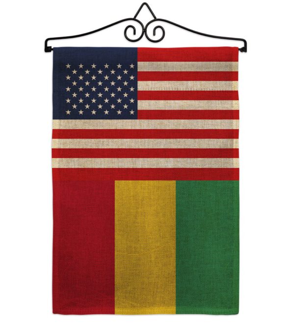 Guinea US Friendship - Nationality Flags of the World Vertical Impressions Decorative Flags HG140393 Made In USA - Image 13