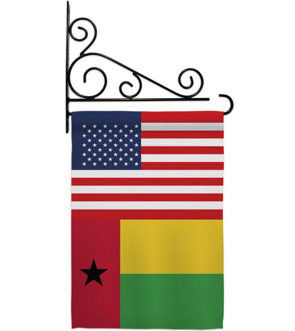 Guinea-Bissau US Friendship - Nationality Flags of the World Vertical Impressions Decorative Flags HG140394 Made In USA - Image 8