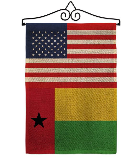 Guinea-Bissau US Friendship - Nationality Flags of the World Vertical Impressions Decorative Flags HG140394 Made In USA - Image 13