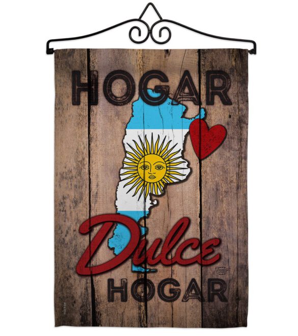 Country Argentina Hogar Dulce Hogar - Nationality Flags of the World Vertical Impressions Decorative Flags HG191163 Made In USA - Image 7