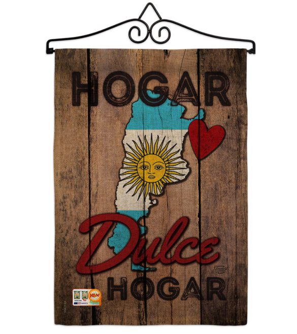 Country Argentina Hogar Dulce Hogar - Nationality Flags of the World Vertical Impressions Decorative Flags HG191163 Made In USA - Image 10