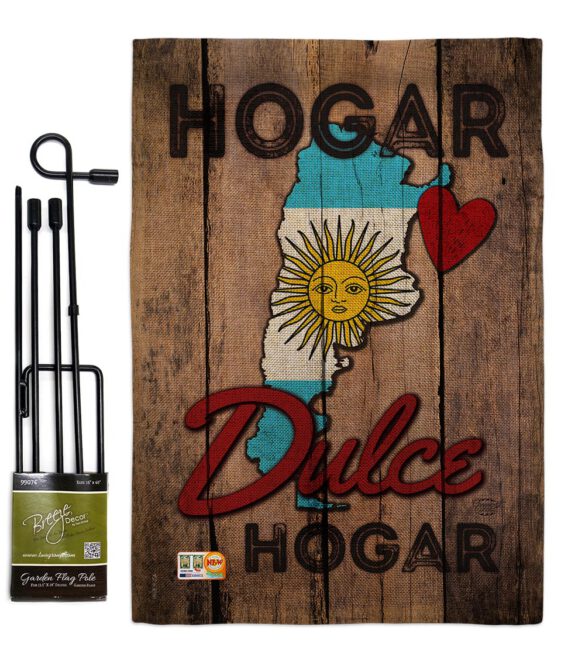 Country Argentina Hogar Dulce Hogar - Nationality Flags of the World Vertical Impressions Decorative Flags HG191163 Made In USA - Image 9