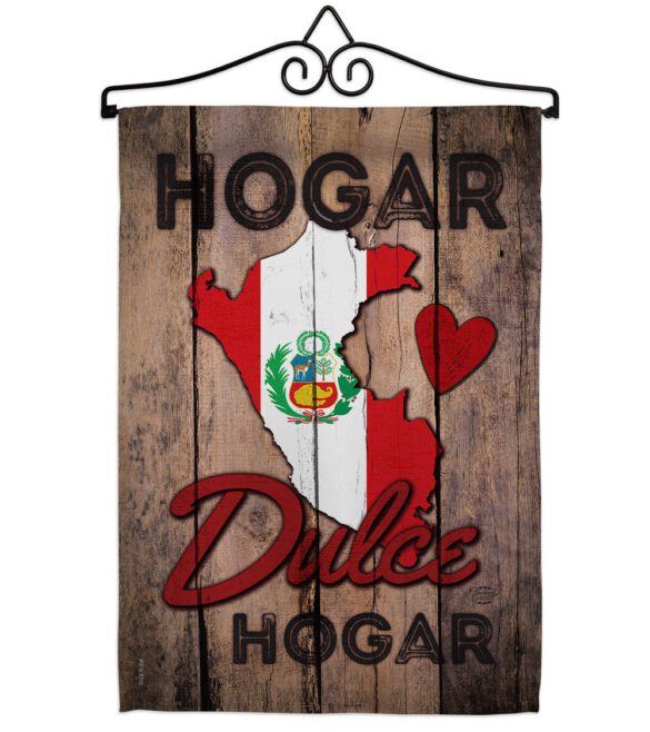 Country Peru Hogar Dulce Hogar - Nationality Flags of the World Vertical Impressions Decorative Flags HG191165 Made In USA - Image 7
