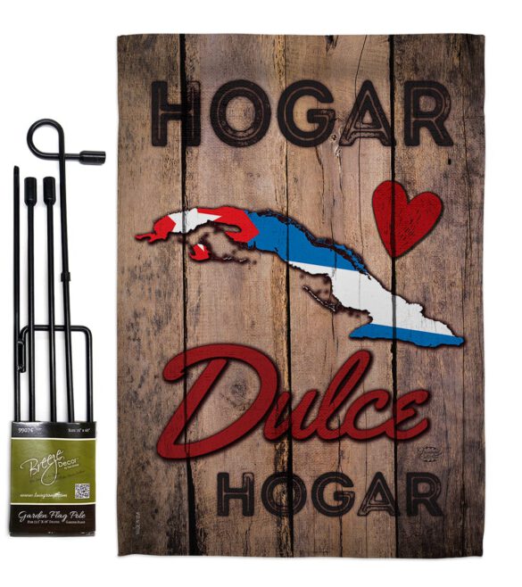 Country Cuba Hogar Dulce Hogar - Nationality Flags of the World Vertical Impressions Decorative Flags HG191167 Made In USA - Image 4