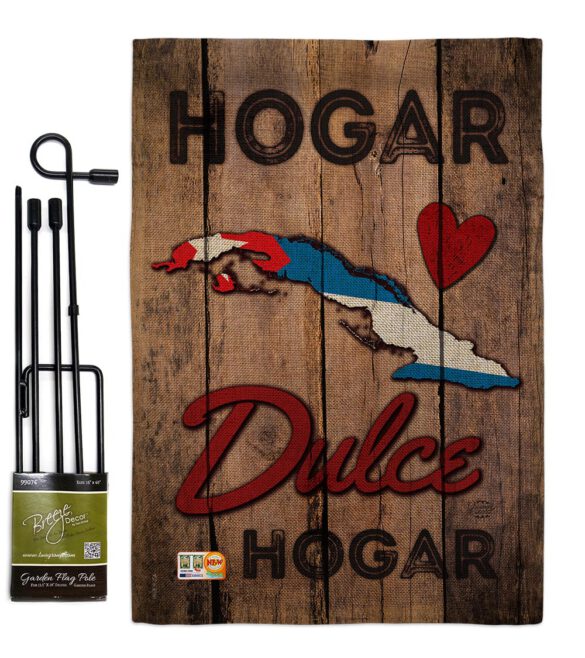 Country Cuba Hogar Dulce Hogar - Nationality Flags of the World Vertical Impressions Decorative Flags HG191167 Made In USA - Image 9
