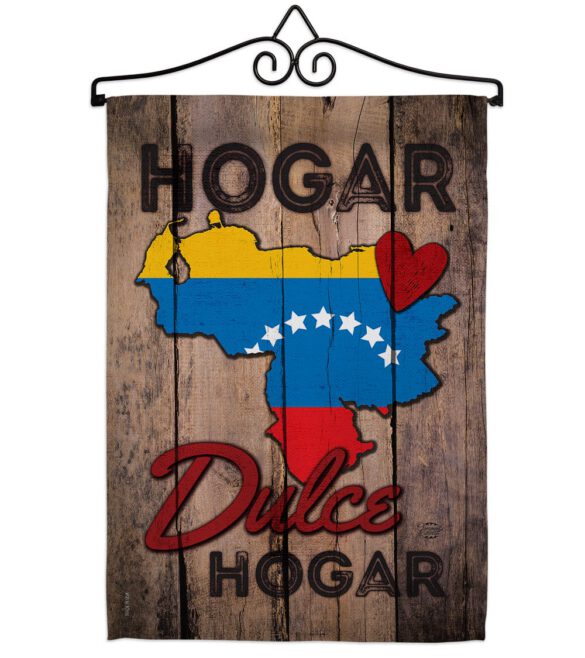 Country Venezuela Hogar Dulce Hogar - Nationality Flags of the World Vertical Impressions Decorative Flags HG191168 Made In USA - Image 7