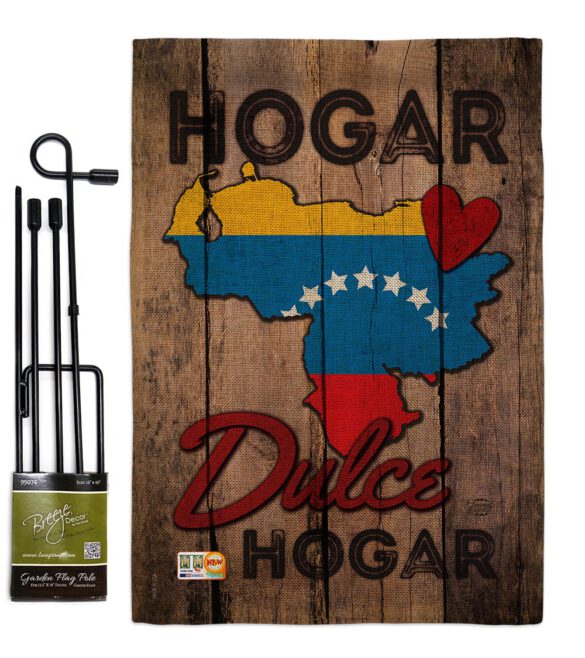 Country Venezuela Hogar Dulce Hogar - Nationality Flags of the World Vertical Impressions Decorative Flags HG191168 Made In USA - Image 9