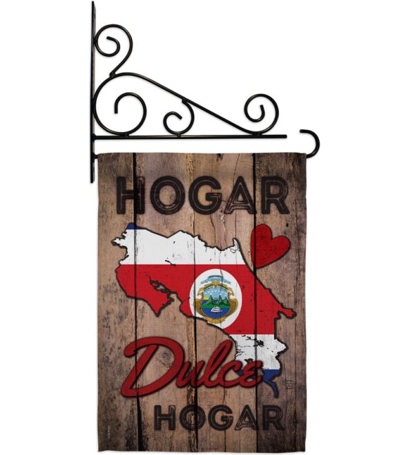 Country Costa Rica Hogar Dulce Hogar - Nationality Flags of the World Vertical Impressions Decorative Flags HG191169 Made In USA - Image 11