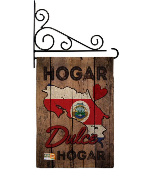 Country Costa Rica Hogar Dulce Hogar - Nationality Flags of the World Vertical Impressions Decorative Flags HG191169 Made In USA - Image 12