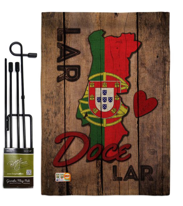 Country Porugal Lar Doce Lar - Nationality Flags of the World Vertical Impressions Decorative Flags HG192028 Made In USA - Image 9