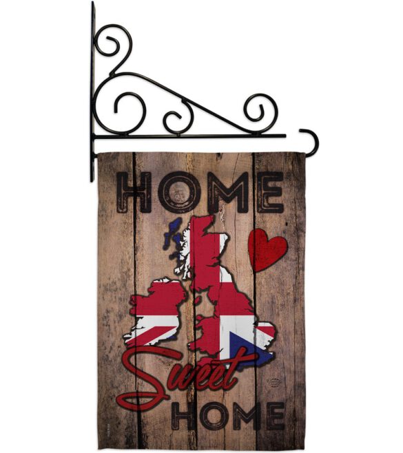 Country UK Home Sweet Home - Nationality Flags of the World Vertical Impressions Decorative Flags HG192030 Made In USA - Image 11