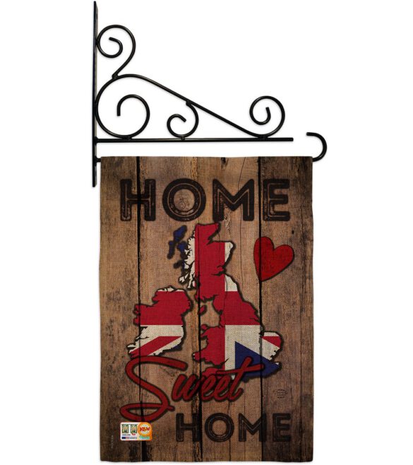 Country UK Home Sweet Home - Nationality Flags of the World Vertical Impressions Decorative Flags HG192030 Made In USA - Image 12