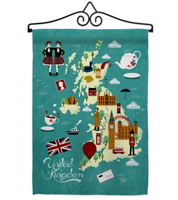 British Fun - Nationality Flags of the World Vertical Impressions Decorative Flags HG192527 Made In USA - Image 7